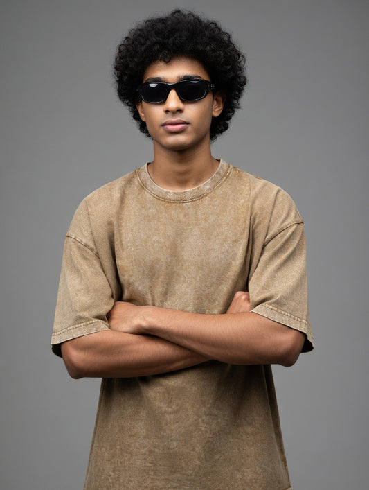 Acid Wash Oversized T-Shirt
