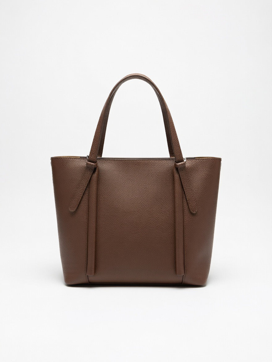 Premium Pebbled Structured Tote Bag