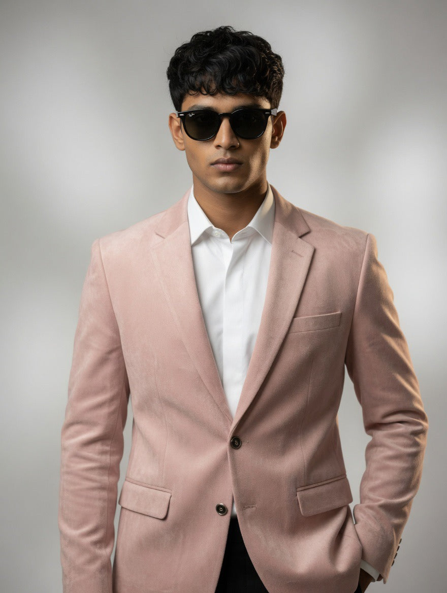 Velour Blazer
