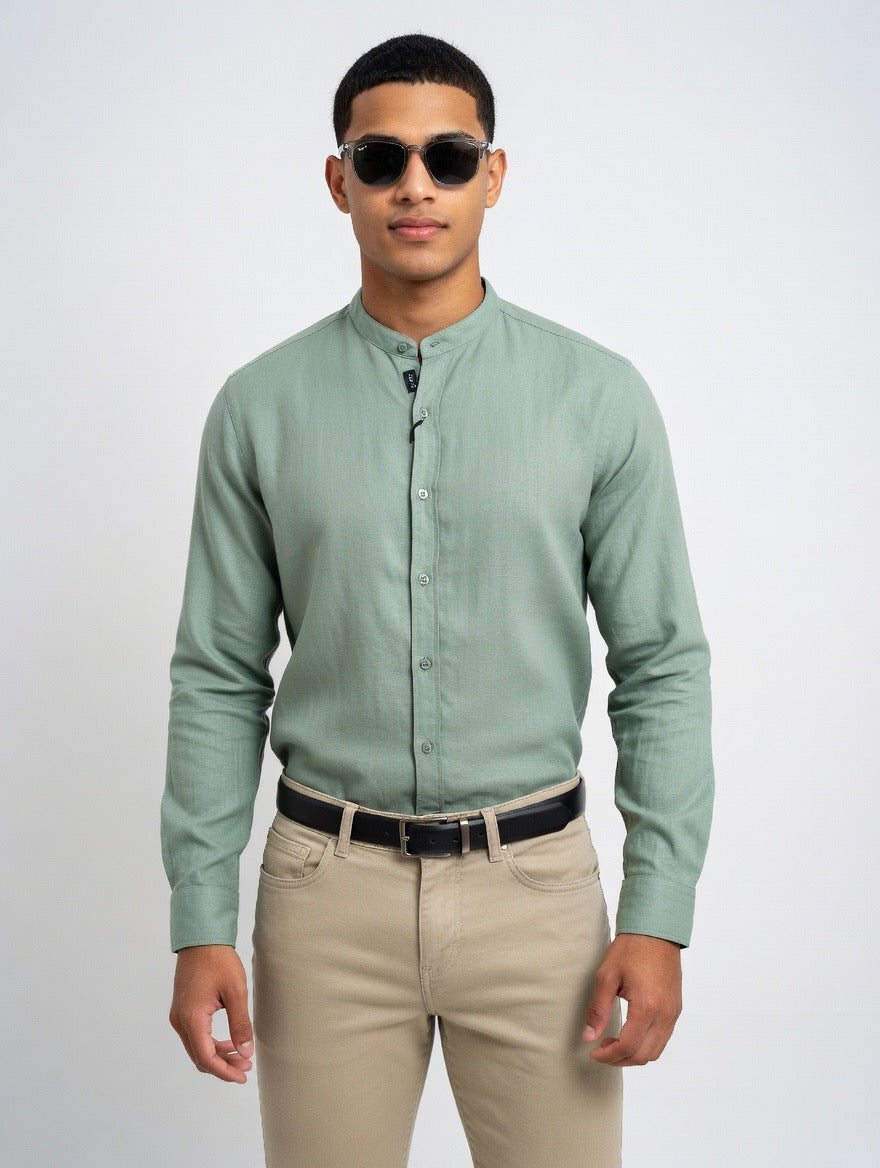Linen Button-Down Shirt