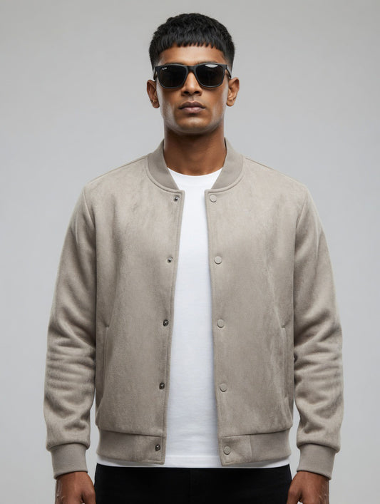 Faux Suede Jacket