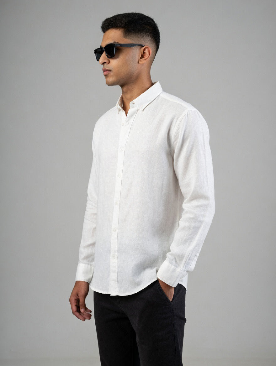 Linen Button-Down Shirt