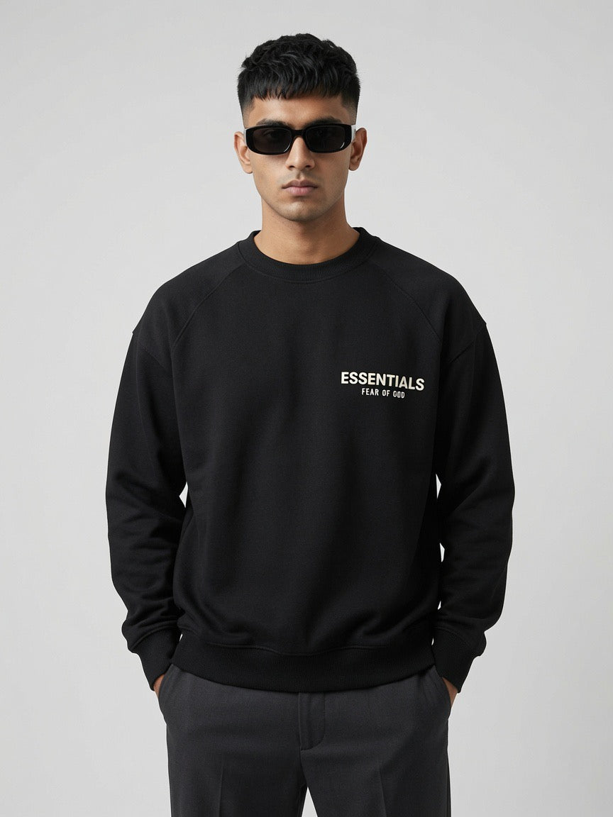 Essentials Double sided Crew Sweater