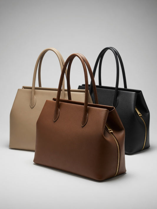 Multi-Strap Vintage Duffel Tote Bag