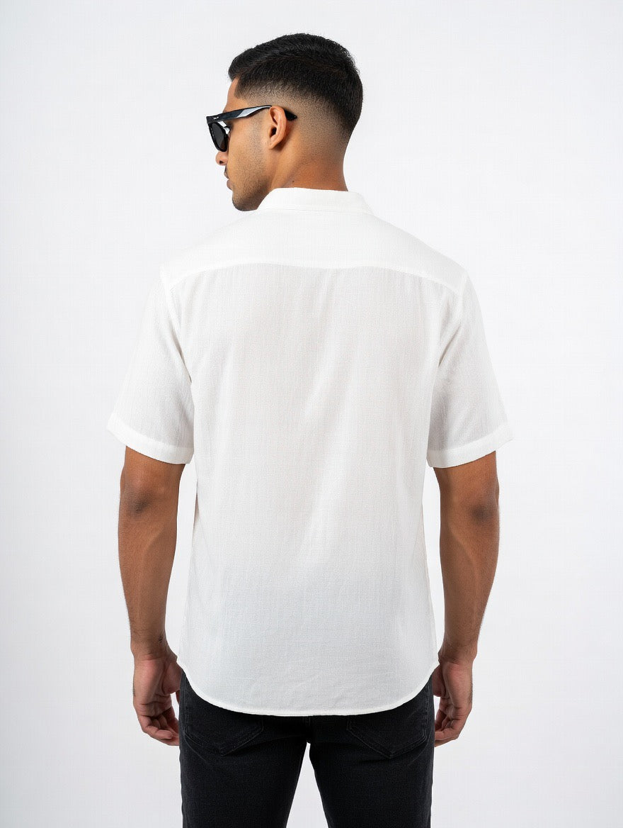 Cuban Collar Camp Shirt