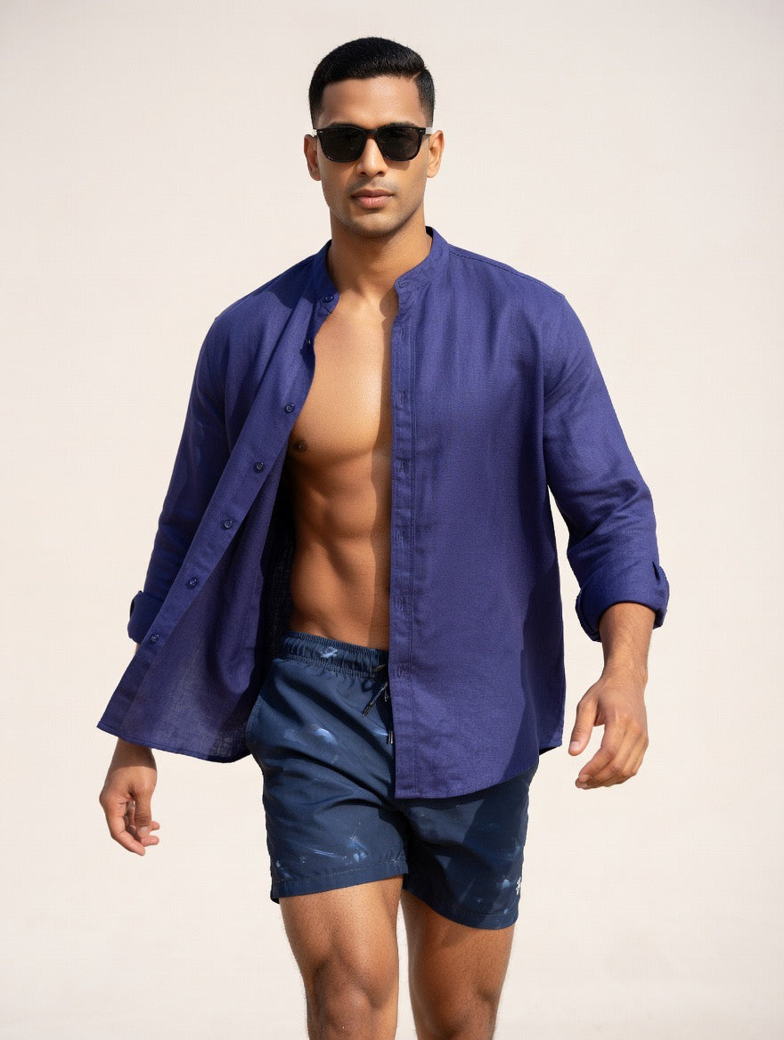 Linen Button-Down Shirt
