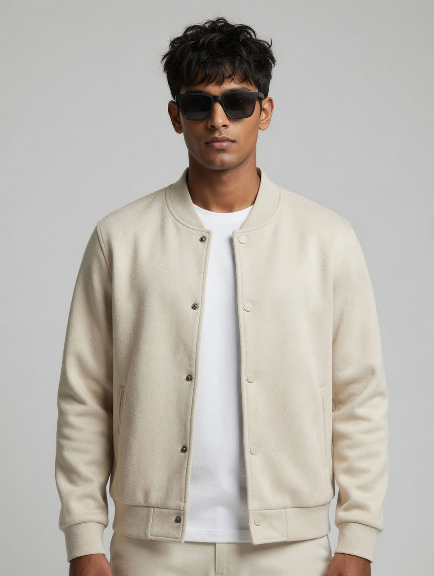 Faux Suede Jacket