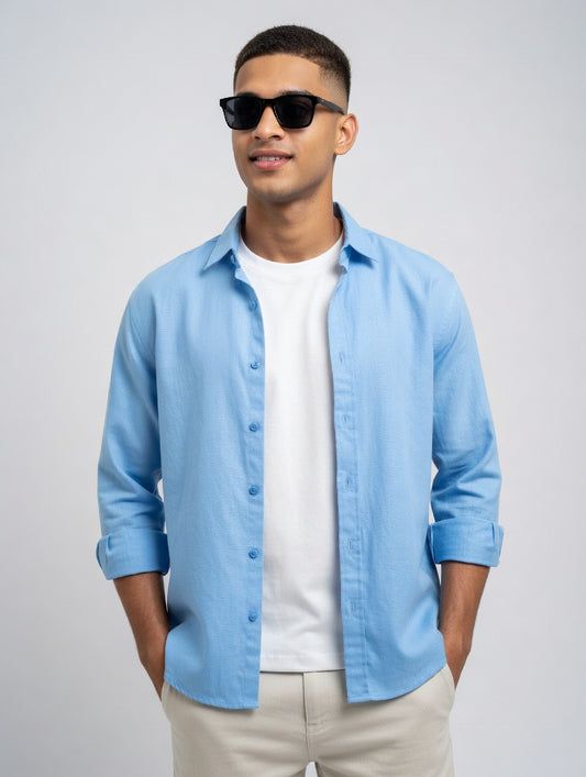 Linen Button-Down Shirt