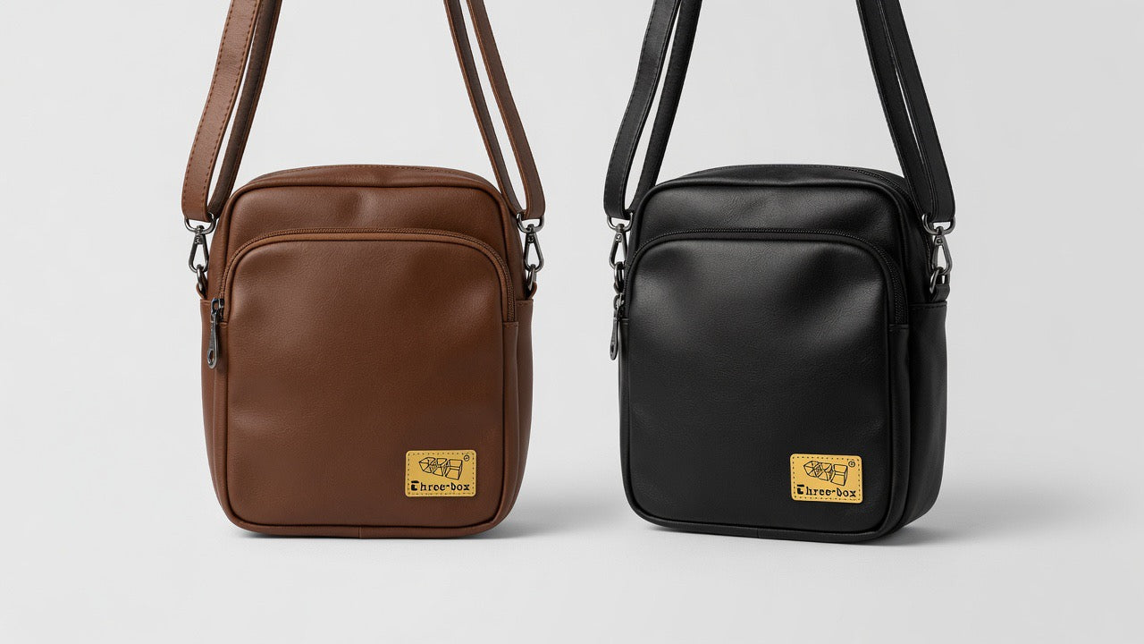 Three-Box Premium Crossbody Bag