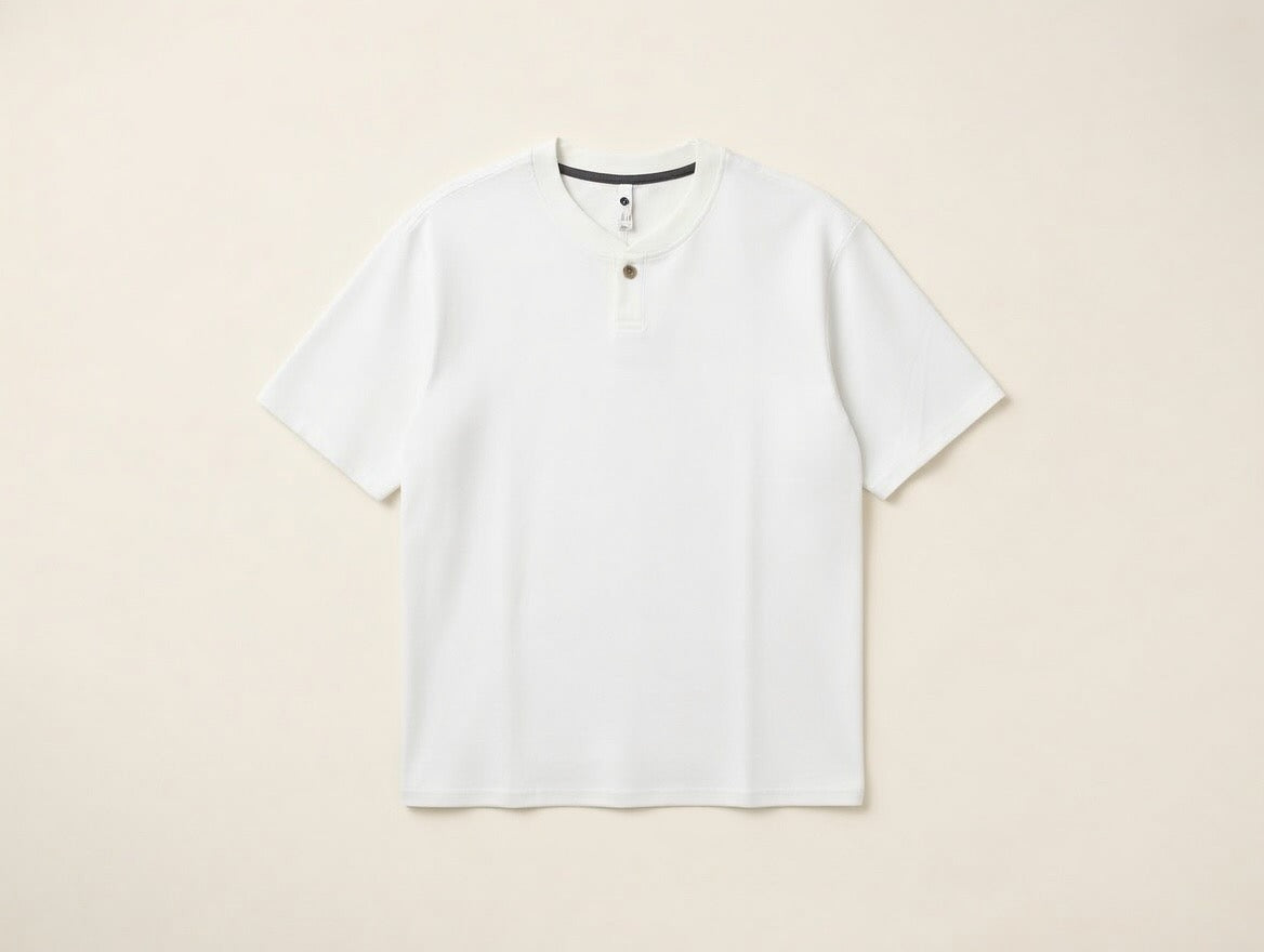 Oversized Bomber collar Relaxed T shirt