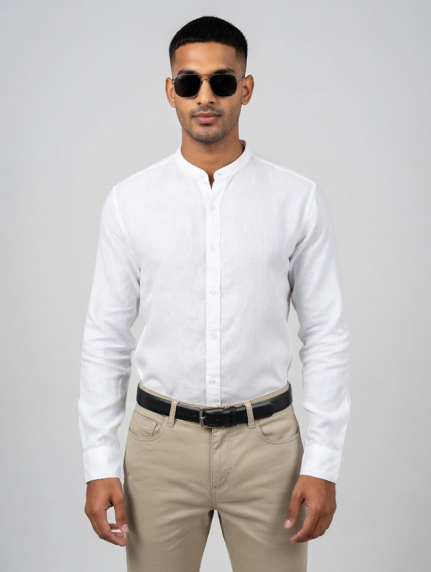 Linen Button-Down Shirt