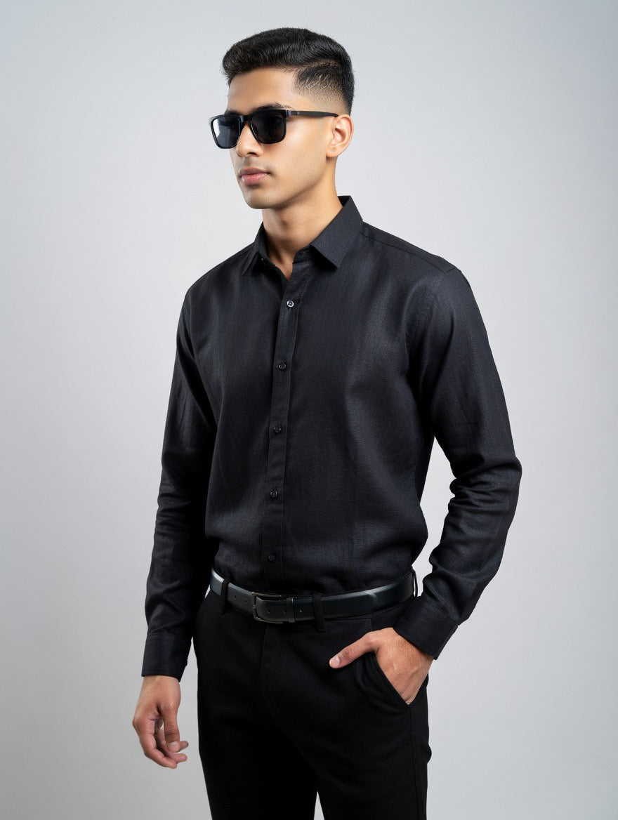 Linen Button-Down Shirt