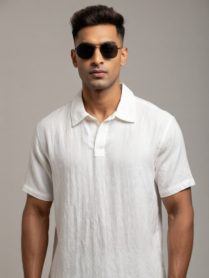 Tencel Linen Polo
