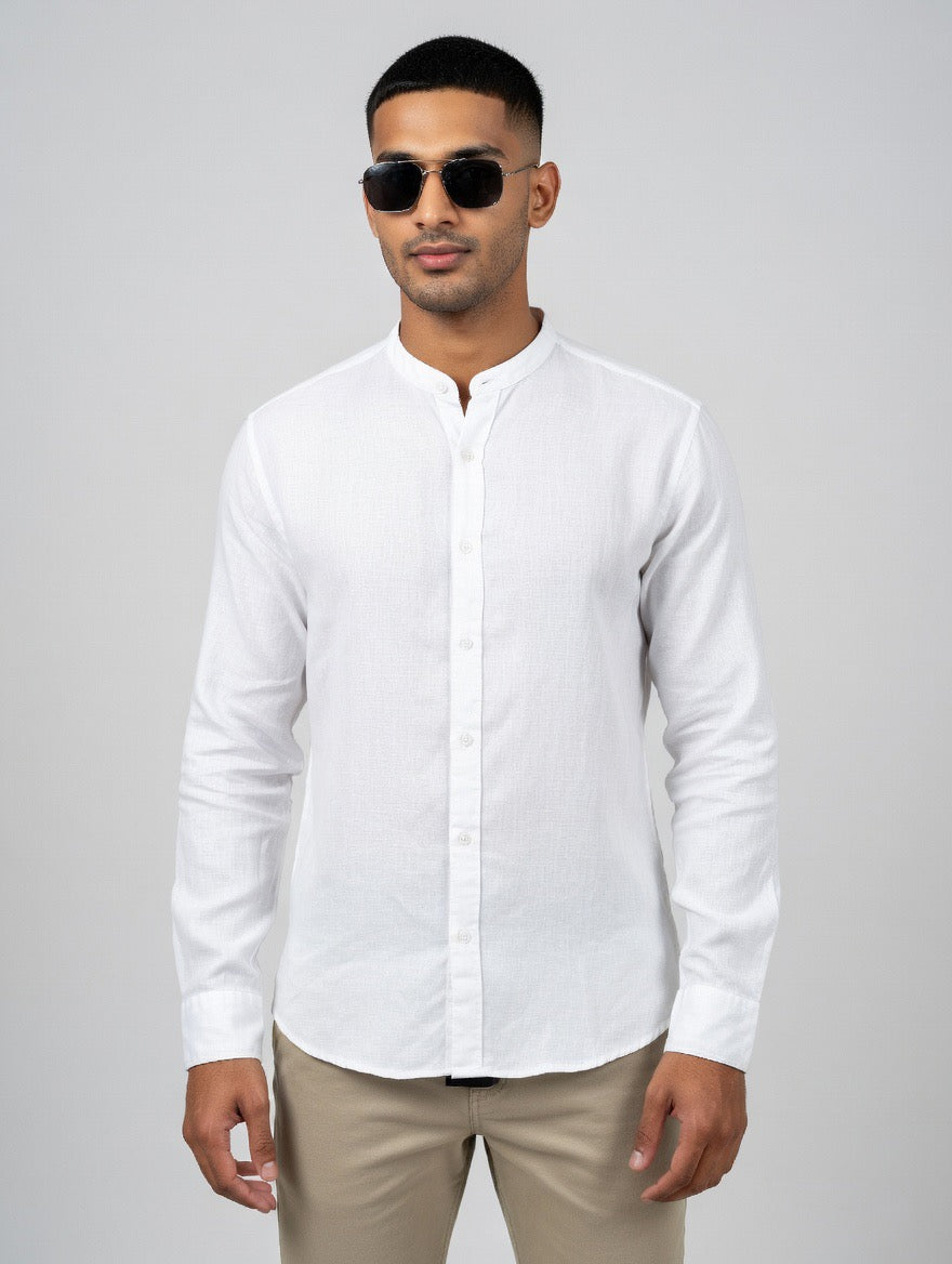 Linen Button-Down Shirt
