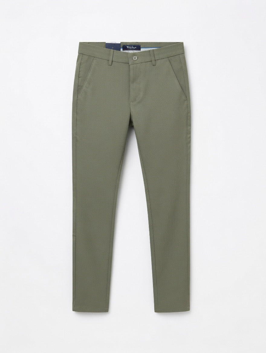 Slim Fit Tailored Chino Trousers