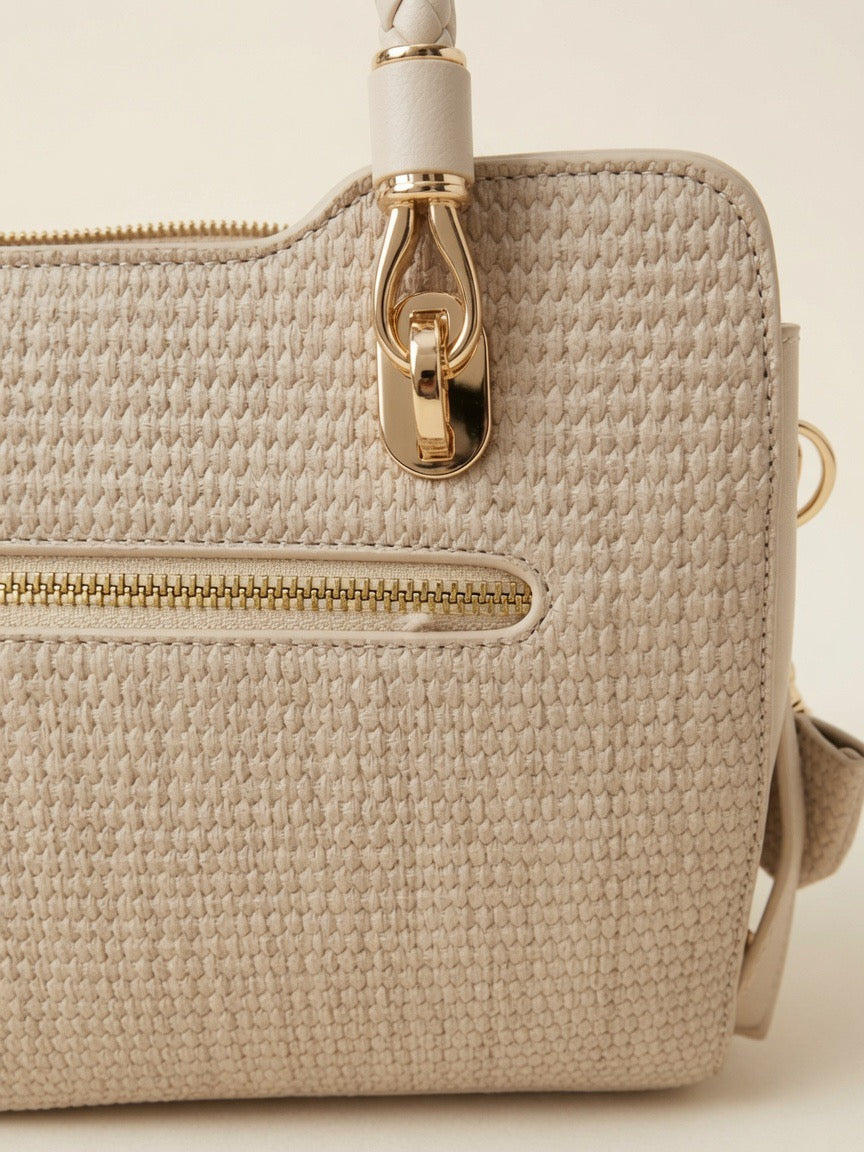 Luxury Woven Tote Bag