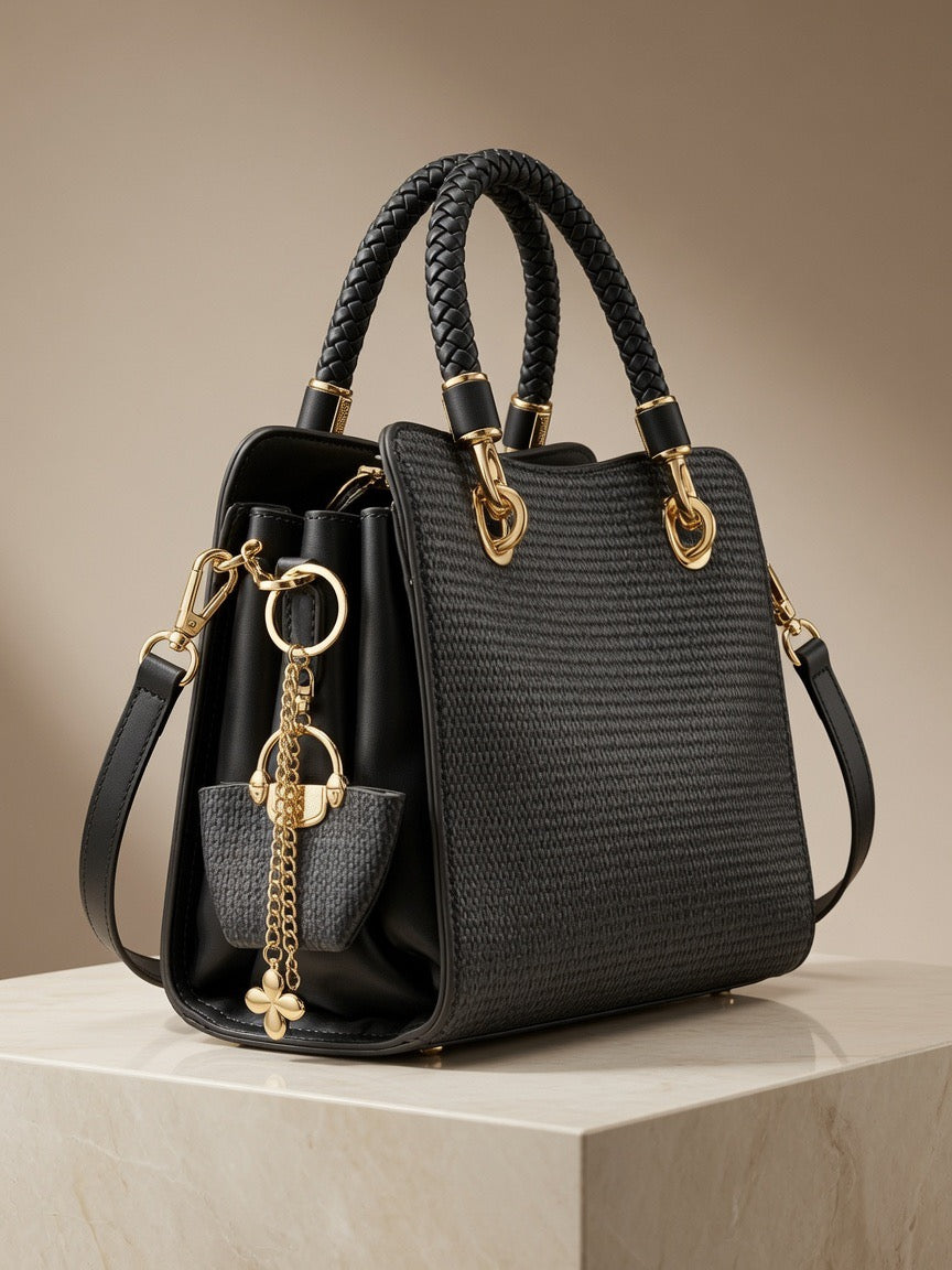 Luxury Woven Tote Bag