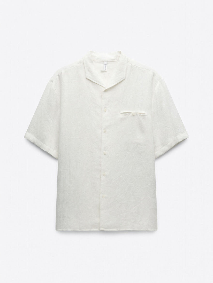 Cuban Collar Camp Shirt