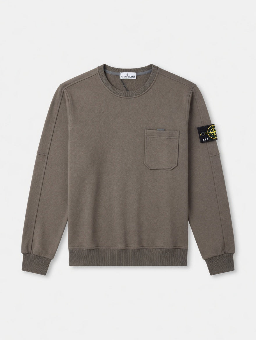 Premium Stone Island Inspired Crew Neck Sweatshirt