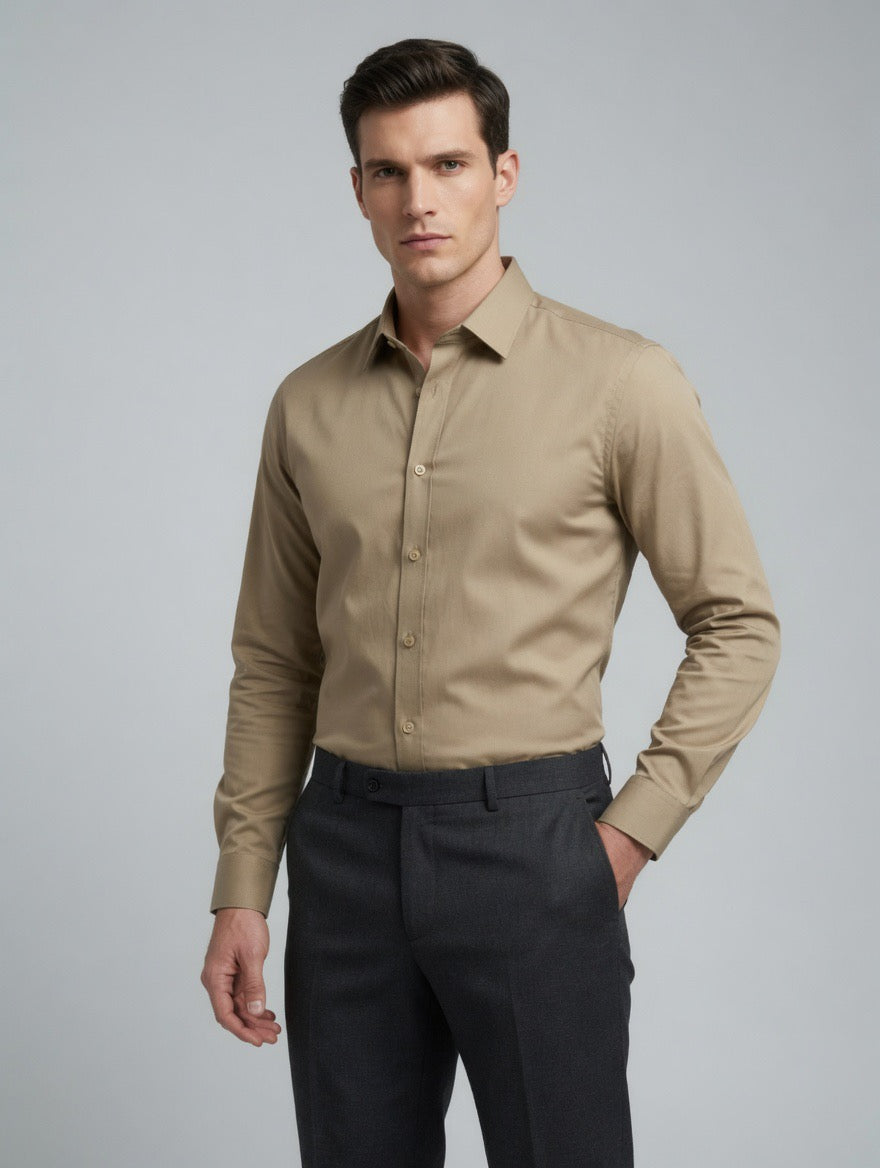 Premium Formal Cotton-Stretch Shirts
