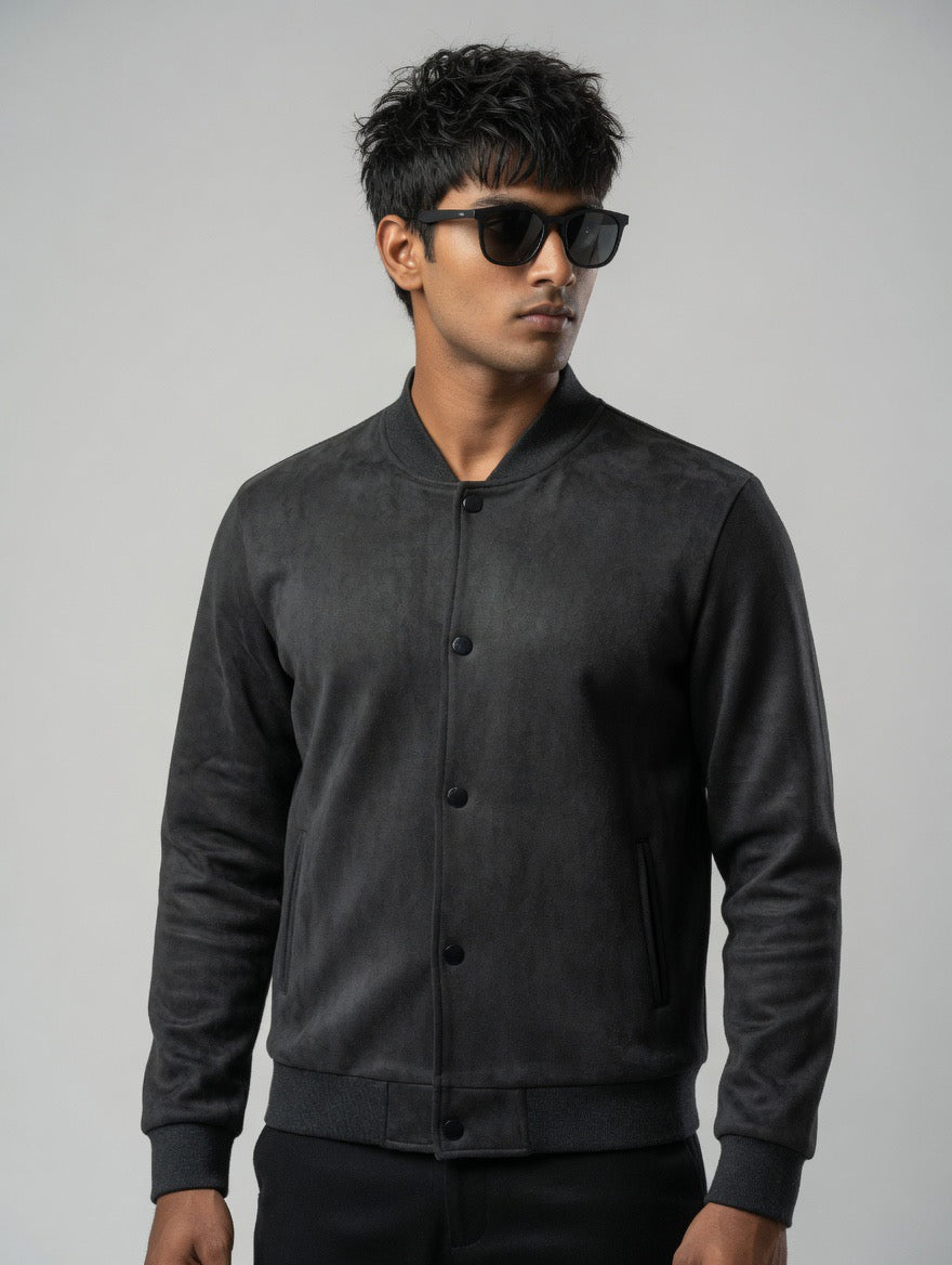Faux Suede Jacket