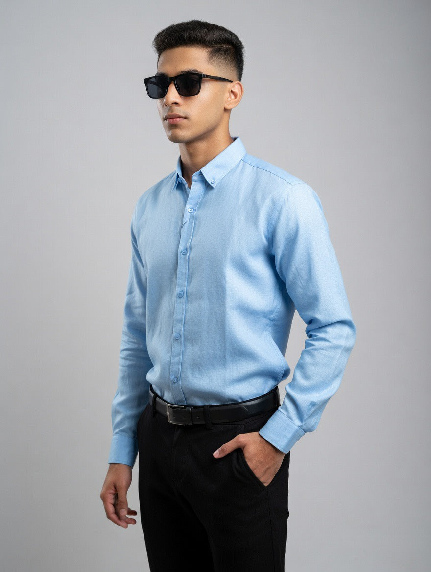 Linen Button-Down Shirt