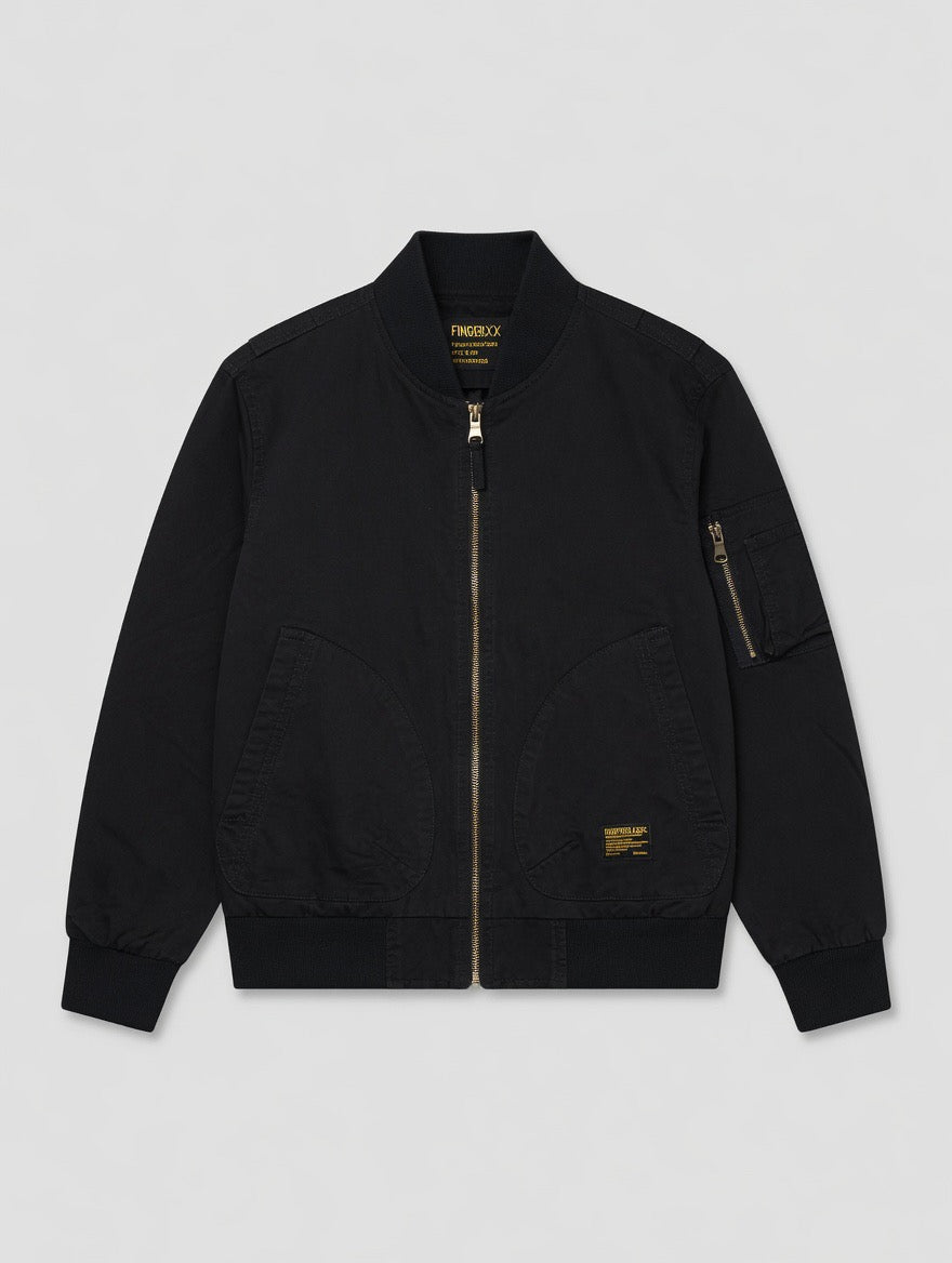 Canvas Bomber Jacket