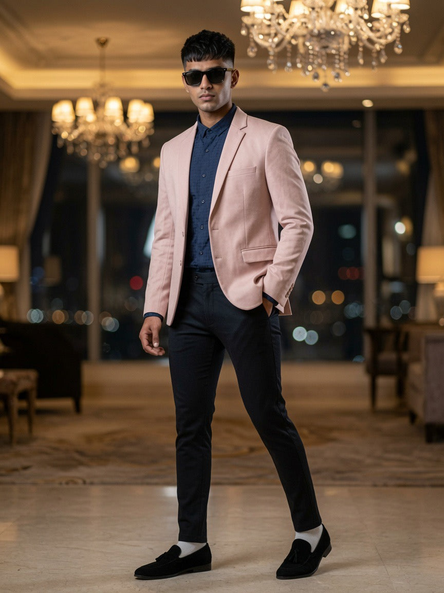 Velour Blazer