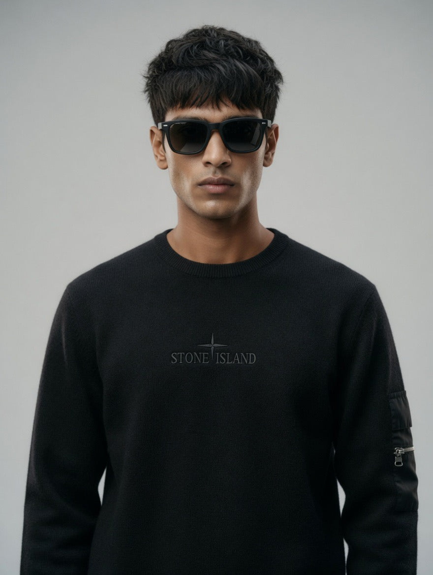 MA1 Badge Crew Neck Sweatshirt