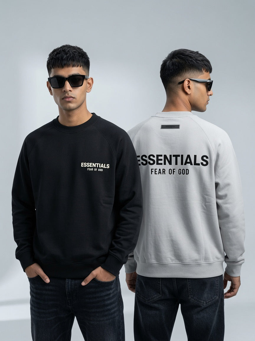 Essentials Double sided Crew Sweater