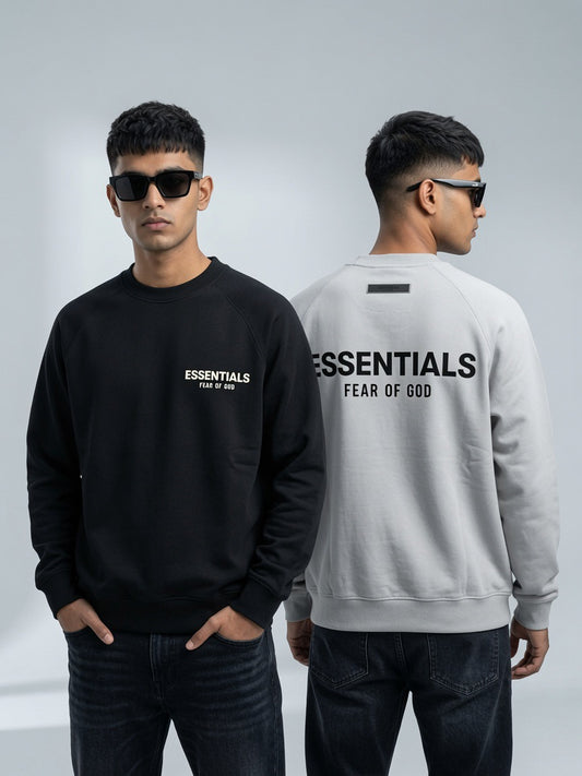 Essentials Double sided Crew Sweater