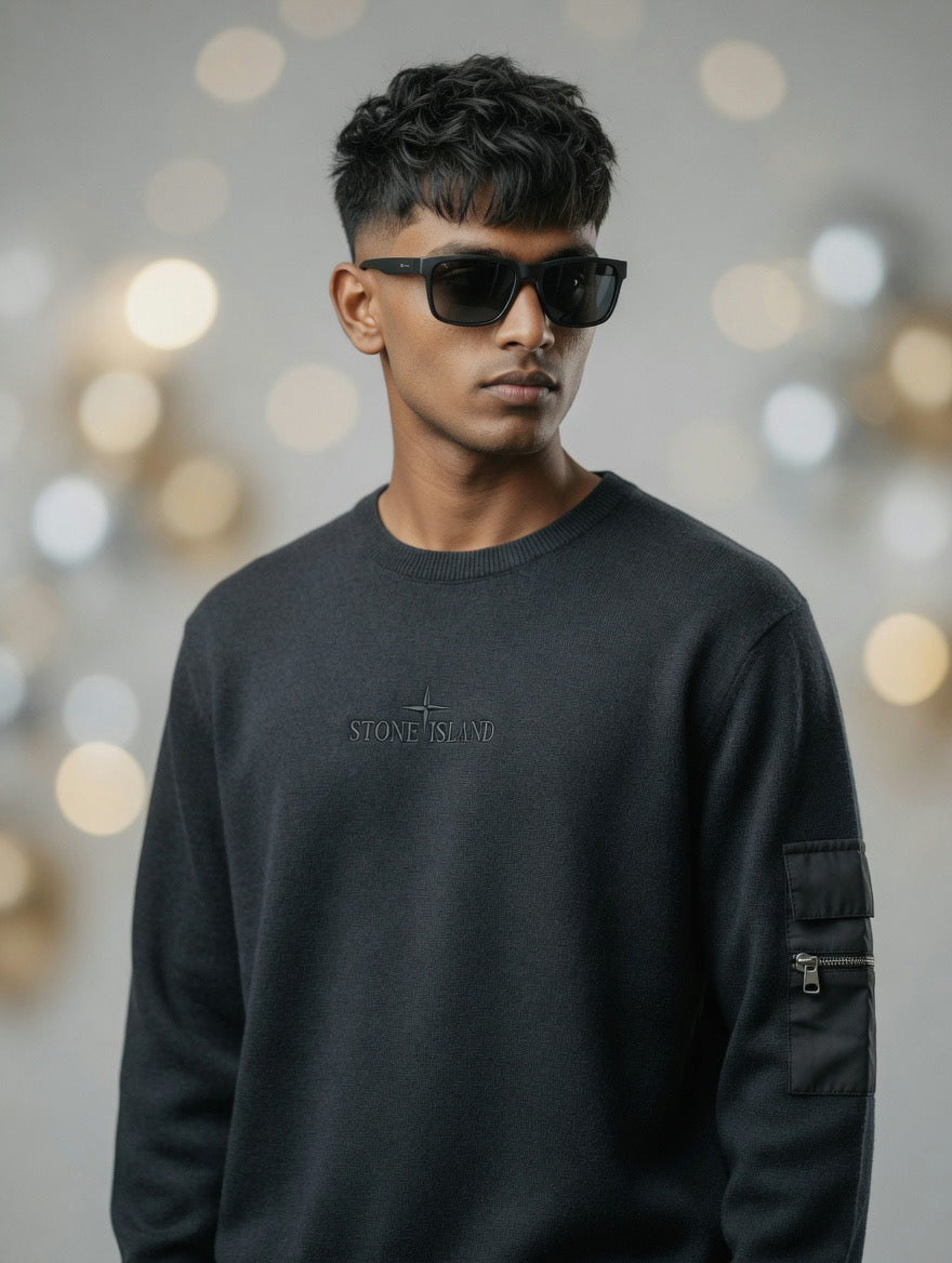 MA1 Badge Crew Neck Sweatshirt