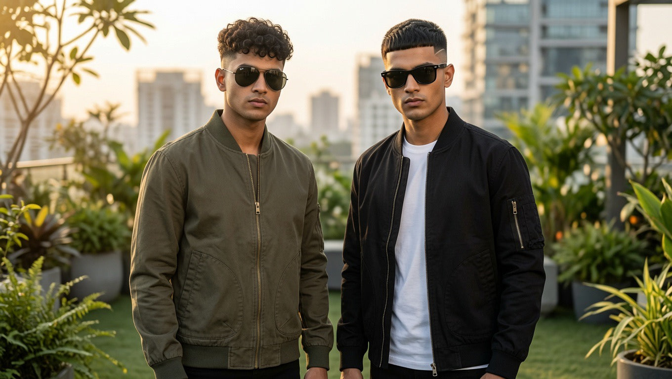 Canvas Bomber Jacket
