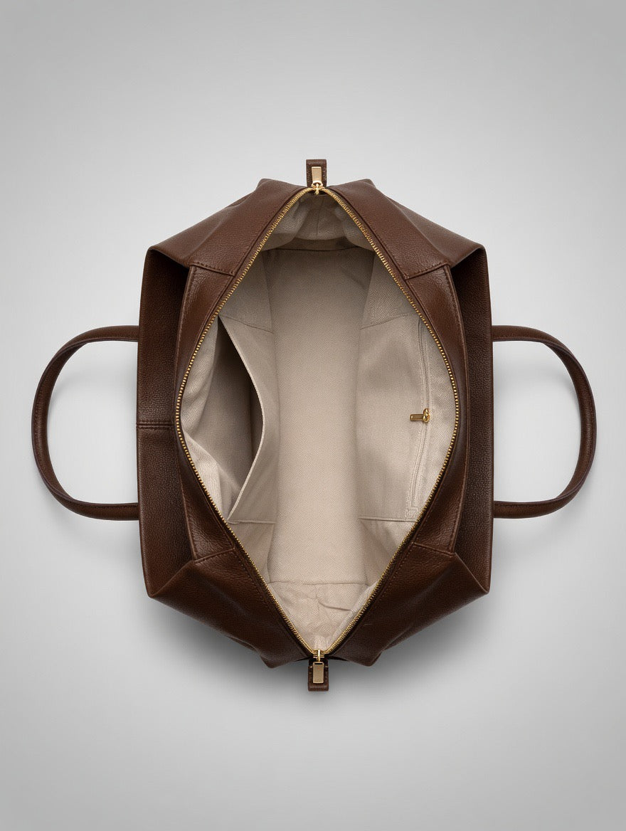 Multi-Strap Vintage Duffel Tote Bag