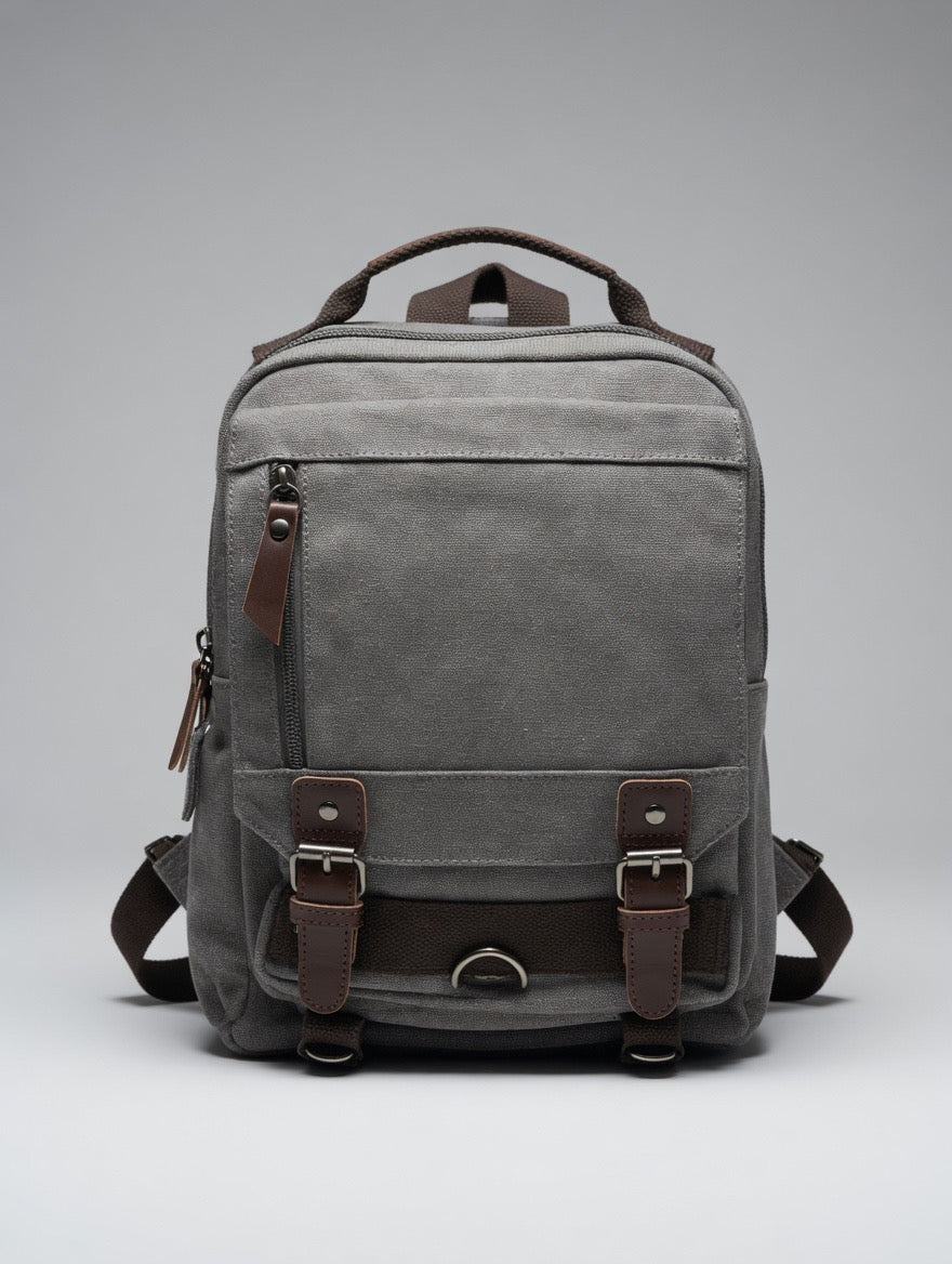 Premium Canvas Structured Backpack
