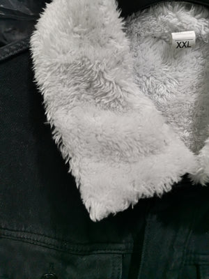 Denim Jacket with fur