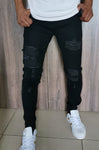 Black destroyed Skinny  jeans