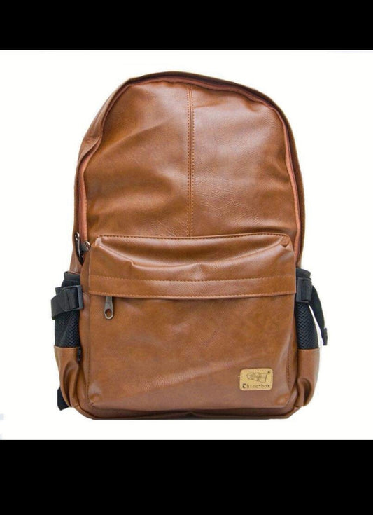 Faux leather Backpack