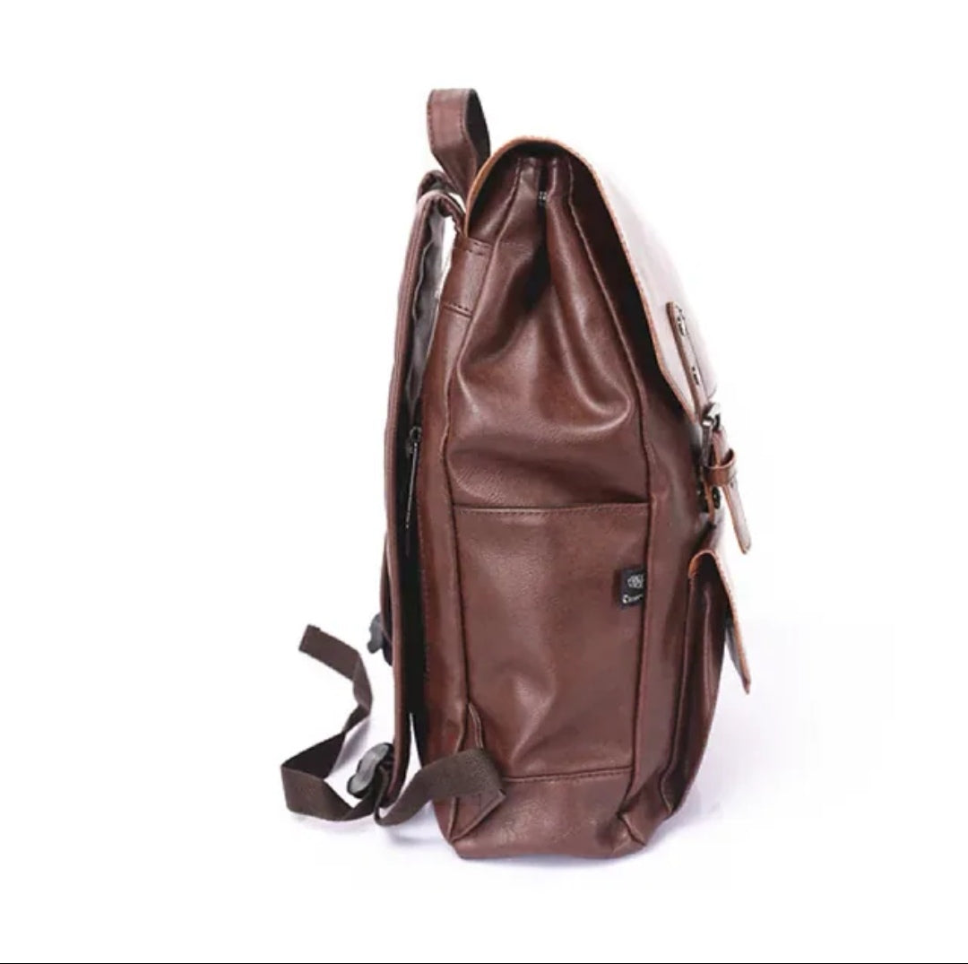 Faux leather Backpack