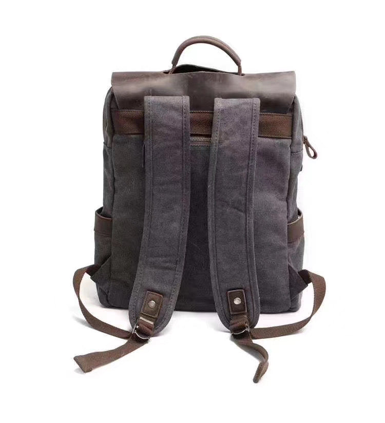 Canvas and Leather backpack